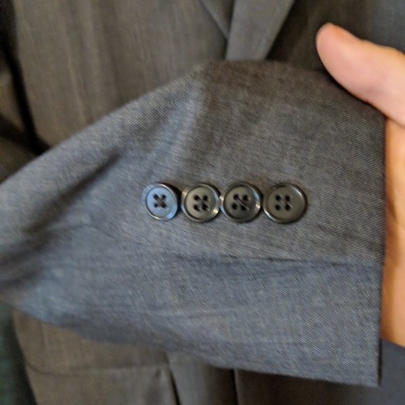 Joseph Abboud Charcoal Suit 44R